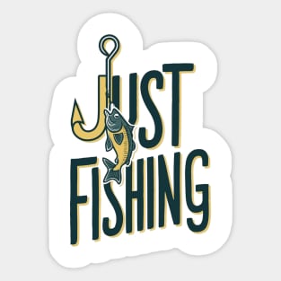 Just Fishing Sticker